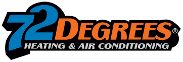  72 Degrees Heating & Air Conditioning logo